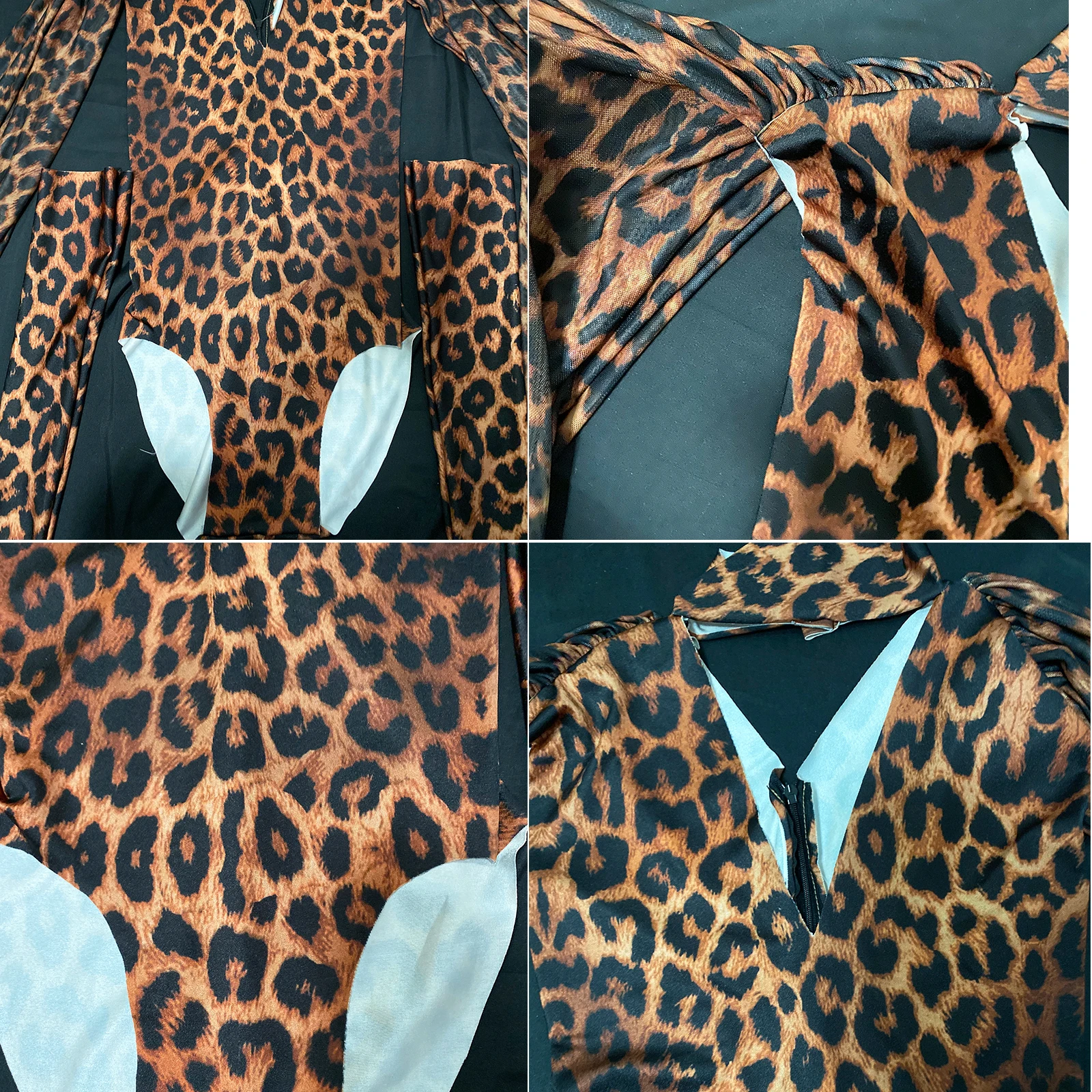 Модное леопардовое боди, перчатки, шаль с принтом, клоб на день рождения, празднование певицы, танцовщицы, купальник, наряды для выступлений на сцене, трансвестит