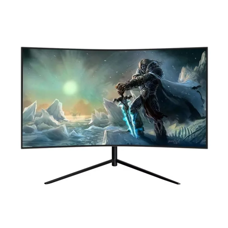 Monitor game, Monitor PC 24 inci Bezel LED pintar komputer Desktop 144hz