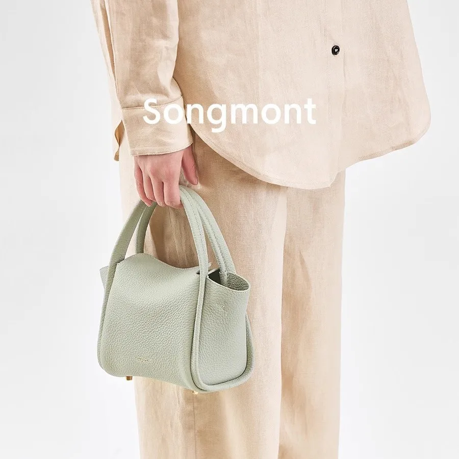 Songmont Yuanbao sac mini panier à légumes couche de tête peau de vache portable bandoulière mini petit sac de téléphone portable