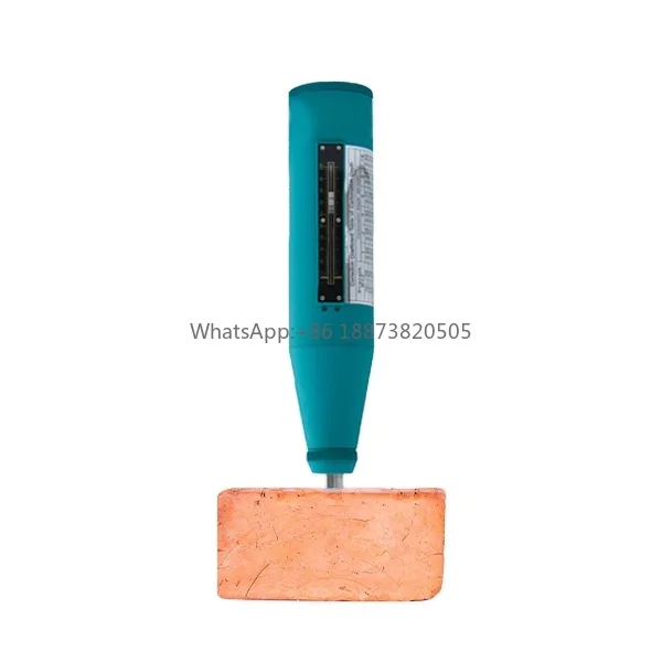 54*268mm Brick Rebound Testing Hammer 0.735J Standard Impact Energy High Precision Wear Proof