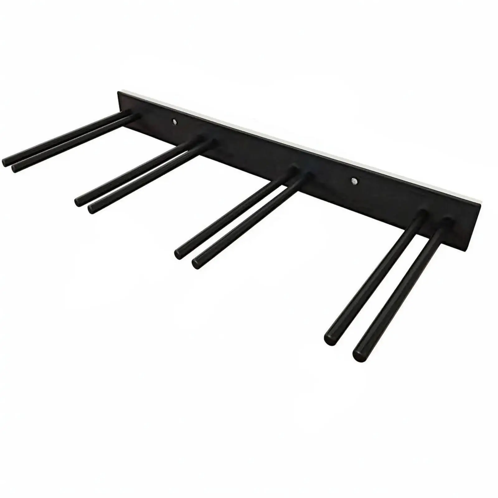 30 Inch Horizontal Ski Rack Wall Mount for Snowboard Boots and Poles Heavy Duty