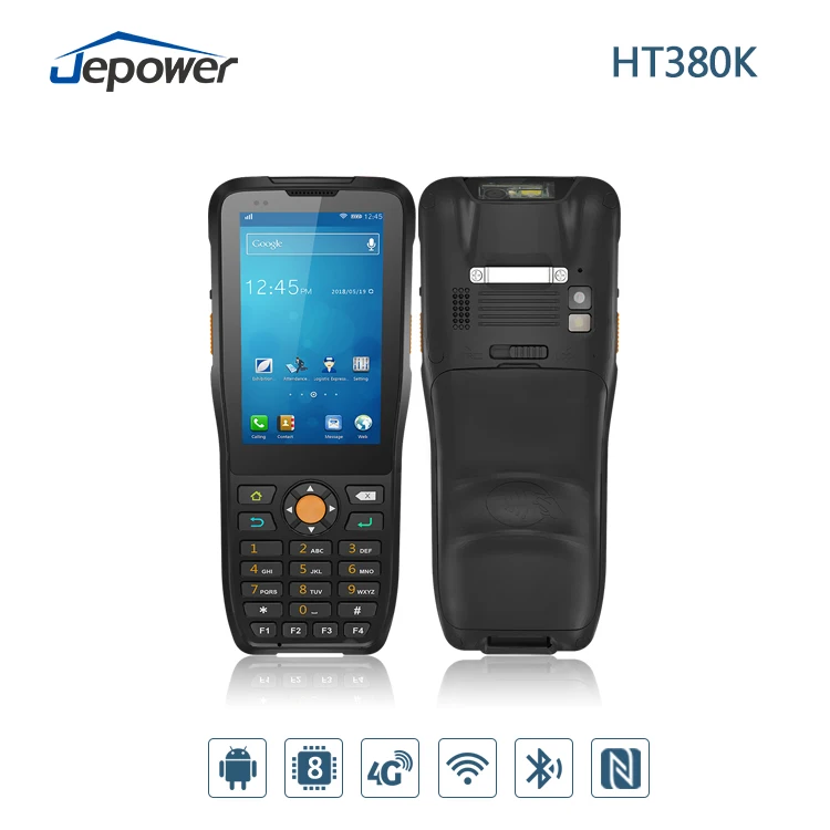 Handheld Industrial Rugged 4g Nfc 1d 2d Qr Code Barcode Scanner Android Pda