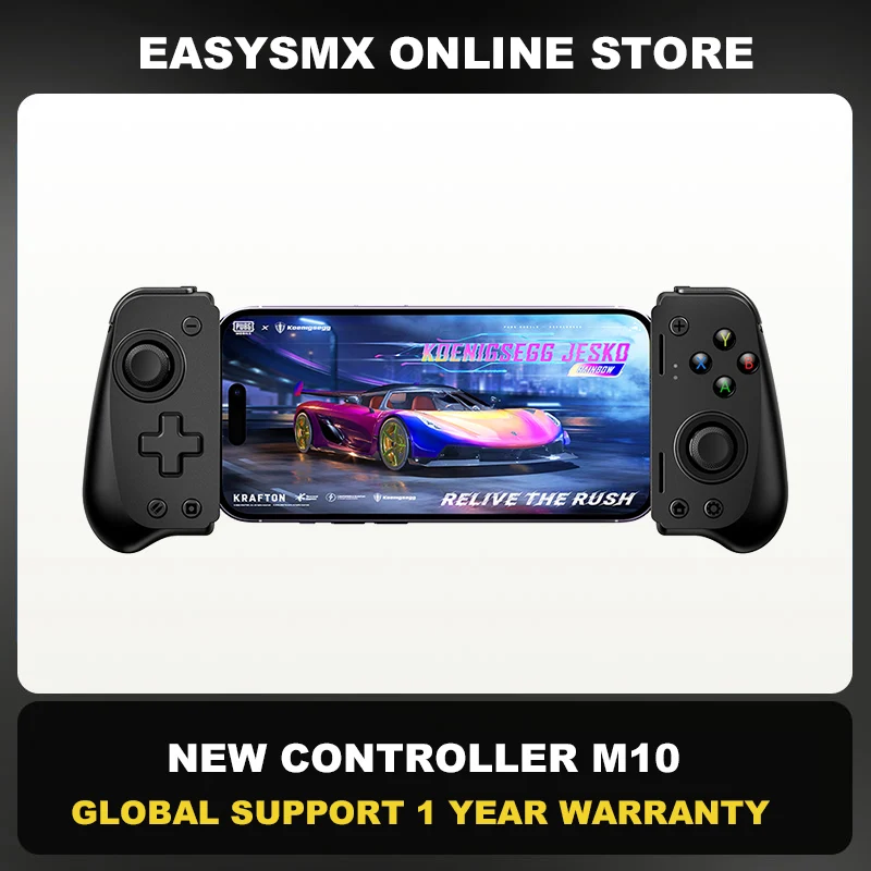 

EasySMX M10 мобильный телефон контроллер, геймпад Lightning для iphone, PS Remote Play, Xbox Game Pass, Arcade, Hall Effect