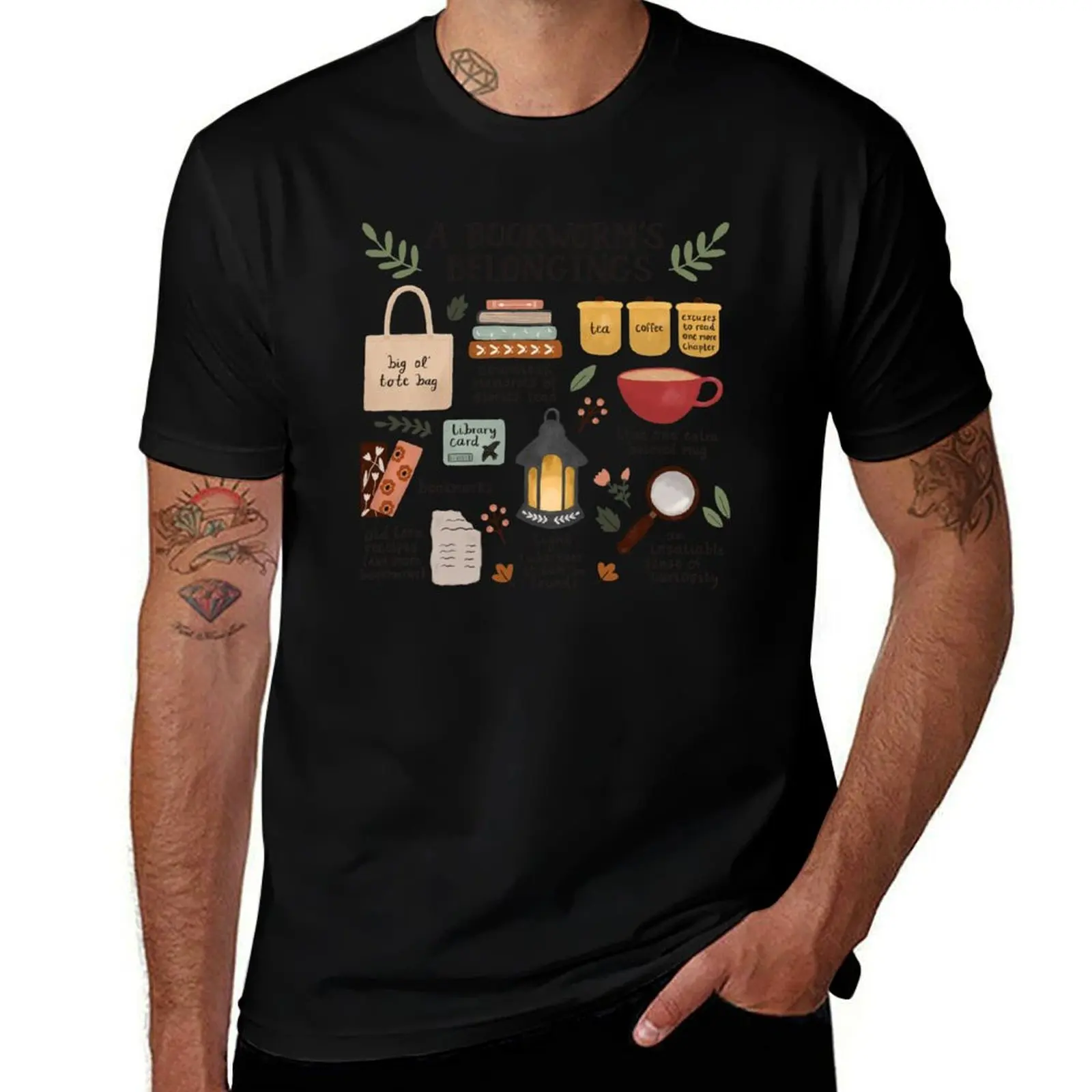

A Belongings Bookworm's T-Shirt Quick Dry Training Short Sleeve Tee