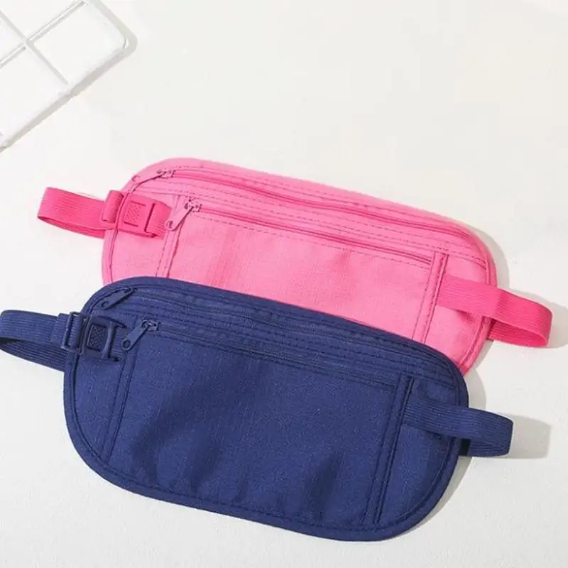Universal Mobile Phone Anti-theft Bags Sports Running Waist Bag Money Belt For Travel Women And Men Slim Hidden Traveling Wallet