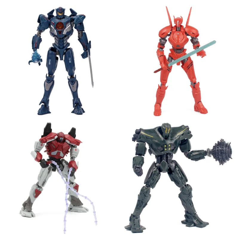 New 17cm Pacific Rim 2 Gipsy Avenger Action Figures Movable Model Mech Robot Obsidian Fury Saber Athena Collectible Model Toys