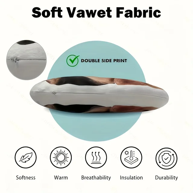 Customized 'I Love You' Mini Plush Doll Personalized Photo Pillow, Perfect Couple Gift, Soft Polyester 4