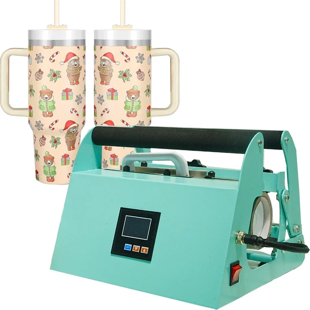 for car cup DIY heat transfer print portable tumbler sublimation heat press machines 40oz