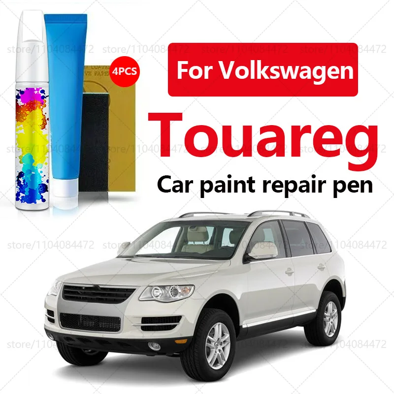 

Ручка для ремонта автомобильной краски для Volkswagen Touareg 2002-2025, аксессуары для ремонта царапин, 4 шт., серебристый LX7W, белый LR9A, черный LC9X