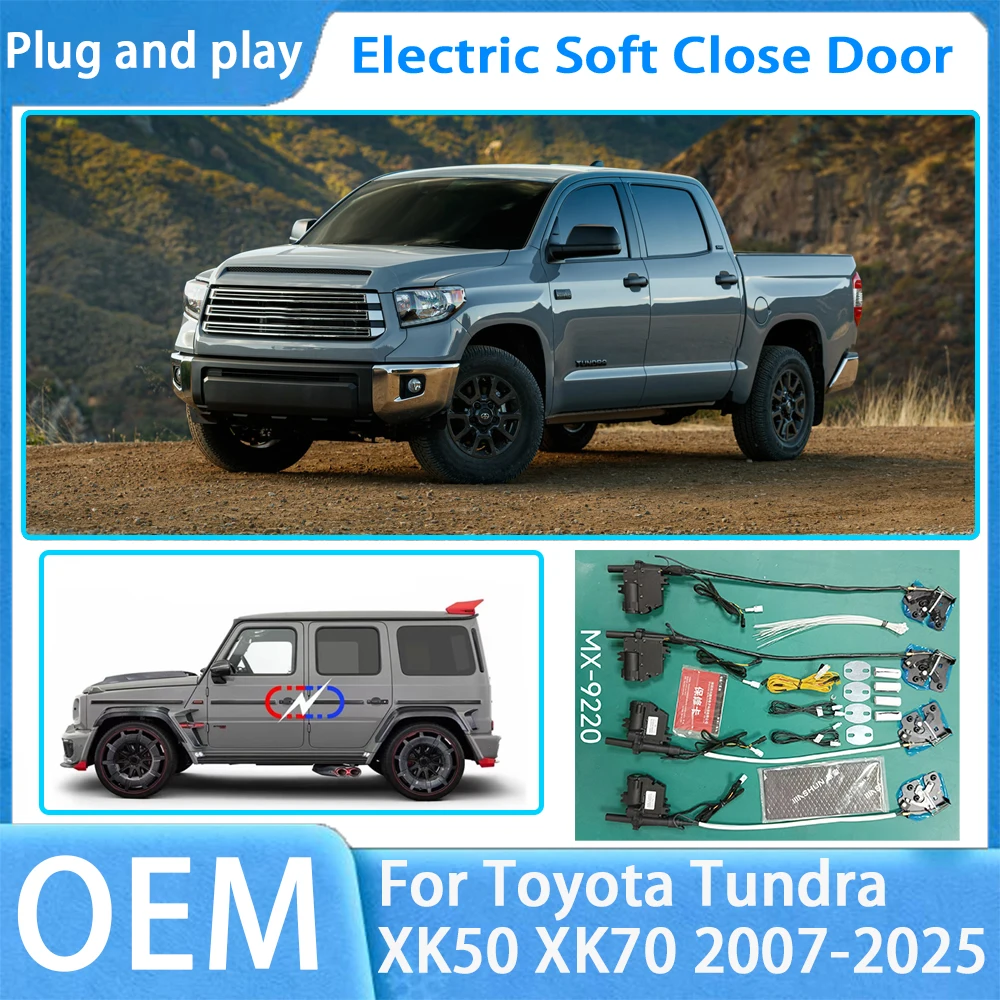 

for Toyota Tundra XK50 XK70 2007-2025 OEM Car Soft Close Door System Electric Auto Pull Power Latch Power Closing Quiet