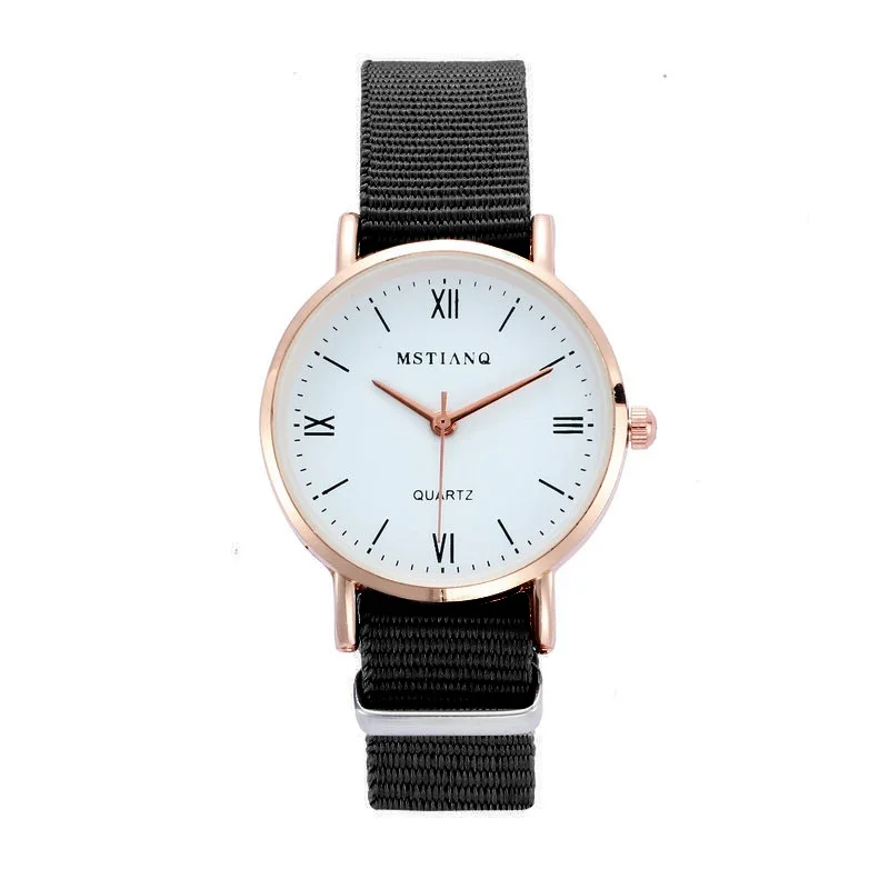 Fashion Casual Nylon Strap Watches Luxury Wrist Watch Women Simple Ladies Small Dial Quartz Clock Dress Wristwatches Reloj Mujer