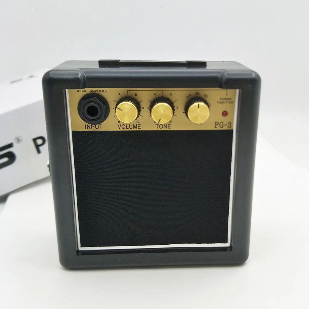 

Four String Guitar Amplifier Durable Handy Long Use Easy Operate Clear Tone Fixed Device Electric Pocket Vibro Speaker Outdoor