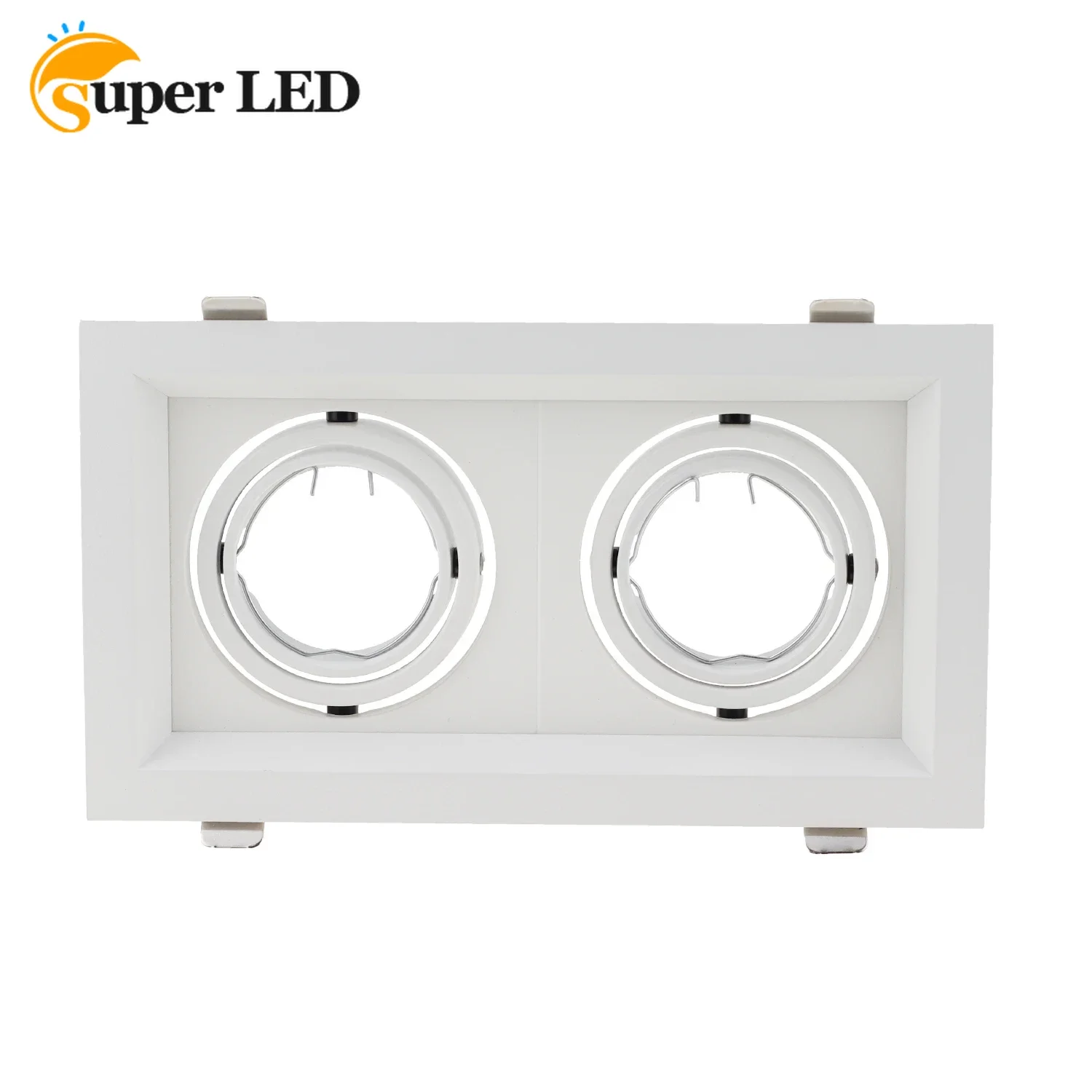 

Fixed Recessed LED GU10 Downlights Ceiling Spotlight Downlighter Spot Aluminum Alloy Cut Hole 105mm