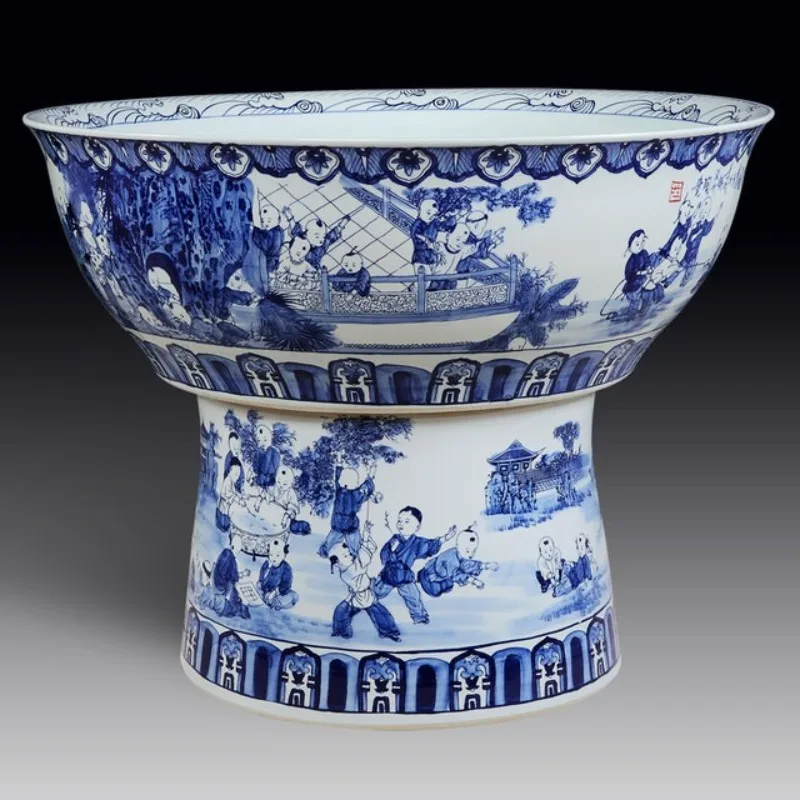 Large capacity: diameter 2 meters, height 1.5 meters, large porcelain teapot