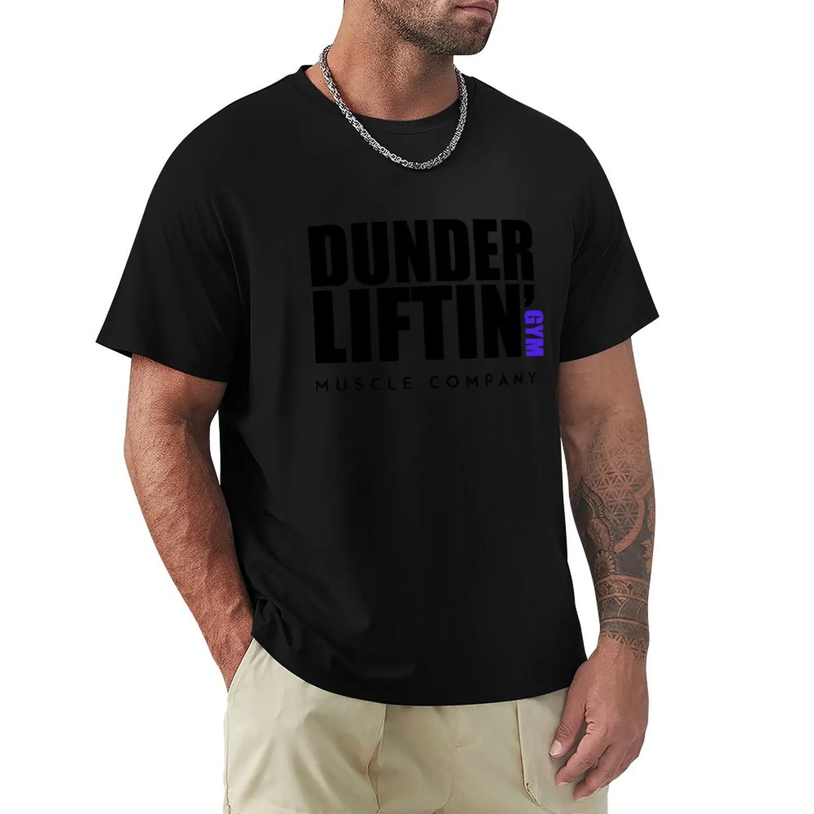 

Dunder Lifting Gym Muscle Company T-Shirt Blouse tshirts personalised t shirts for men