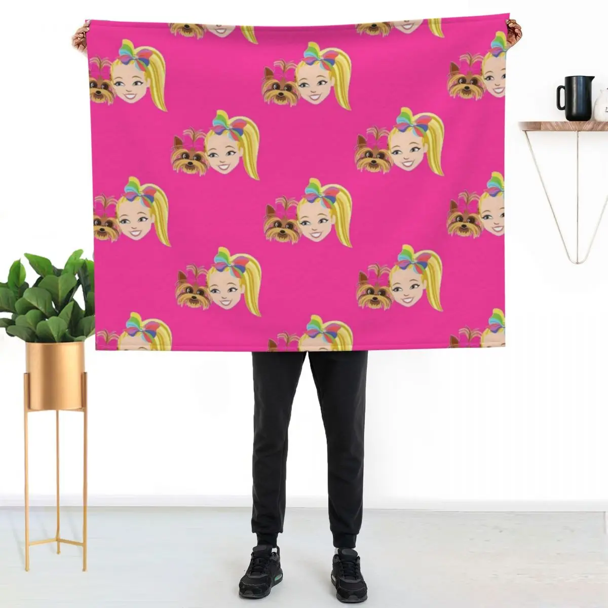 JoJo Siwa Throw Blanket All Season Soft Lightweight Blanket for Home