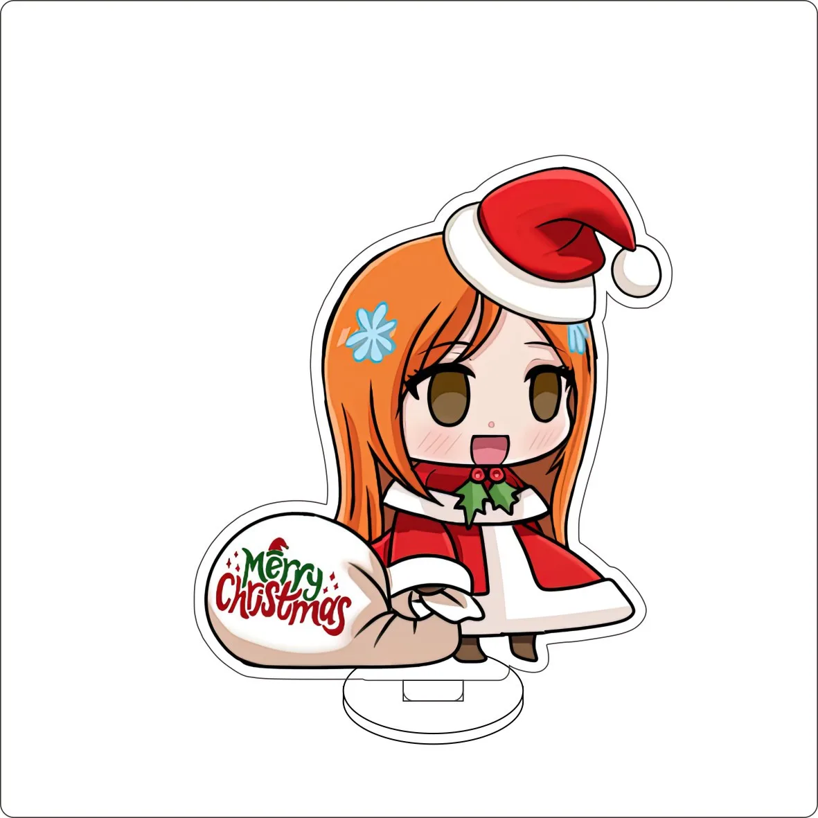 Anime BLEACH Kurosaki Ichigo Inoue Orihime Kuchiki Rukia Ishida Uryuu Cos 10CM Acrylic Figure Stand Cute Ornaments Gifts view 3
