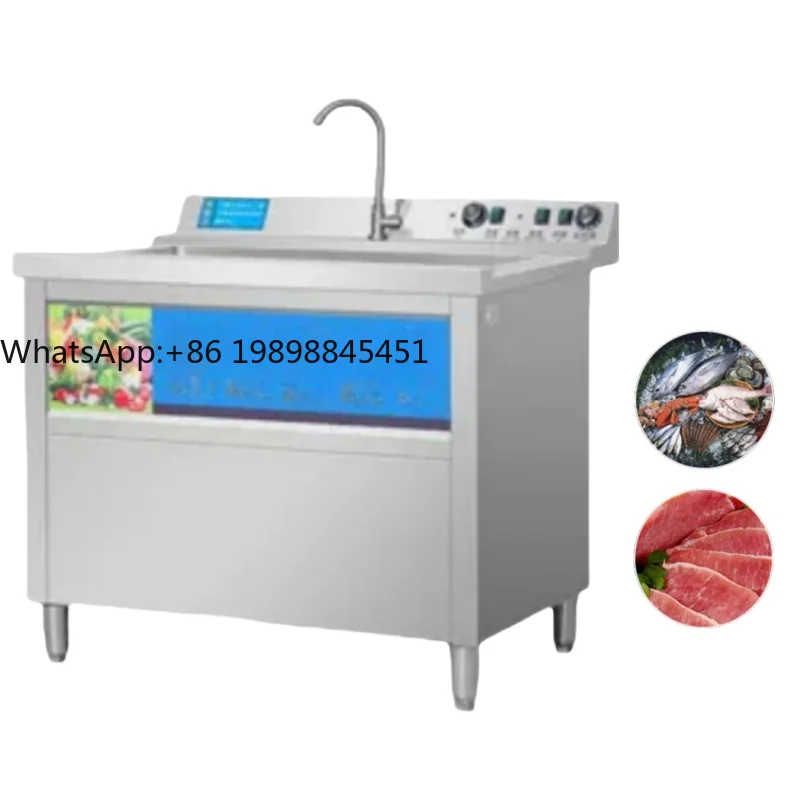 

Vegetable and Fruits Washing Machine with Bubble Function for Apple Green Vegetables Dates Cleaning Washer for Mangoes