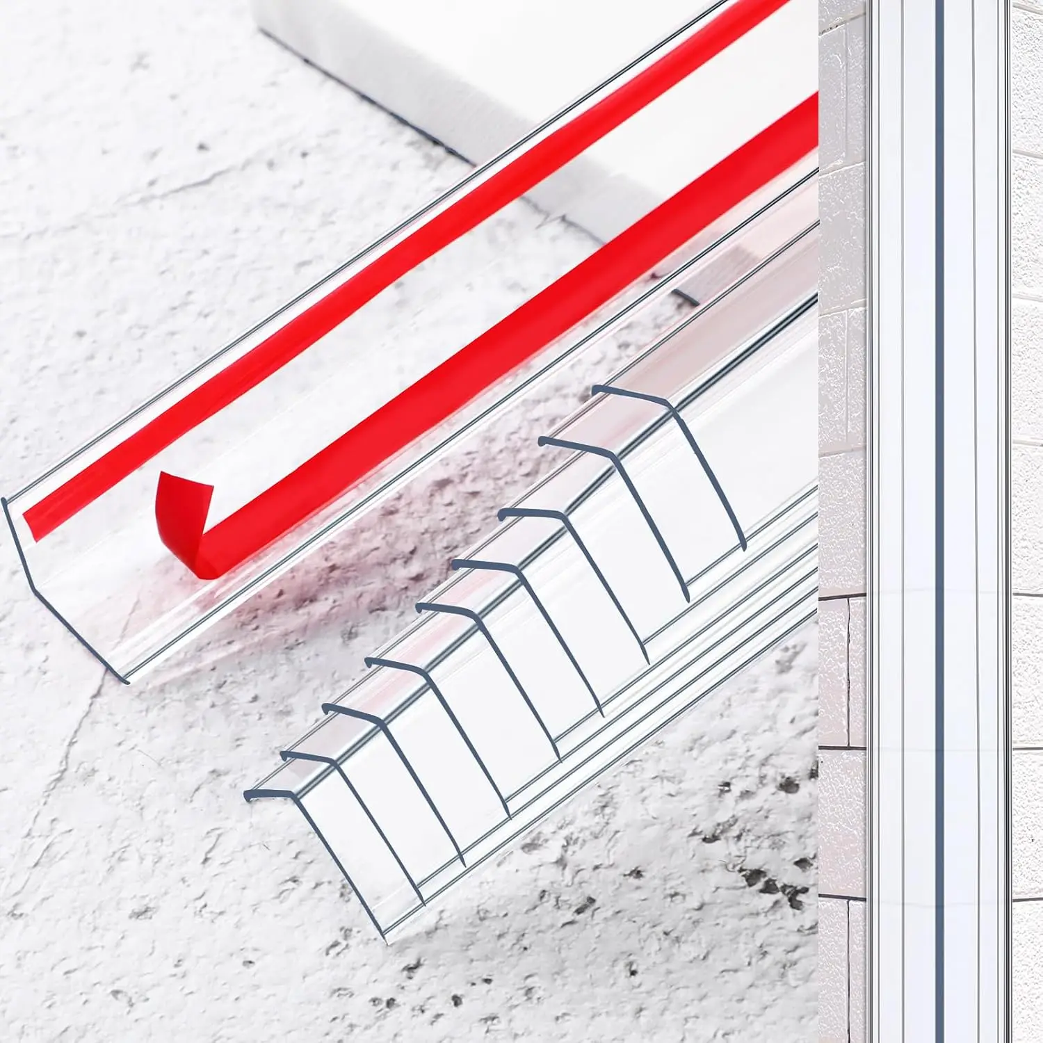 

10 прозрачных самоклеящихся защитных уголков для стен, защитные накладки на края мебели для безопасности детей (47,24 x 1,18 дюйма)