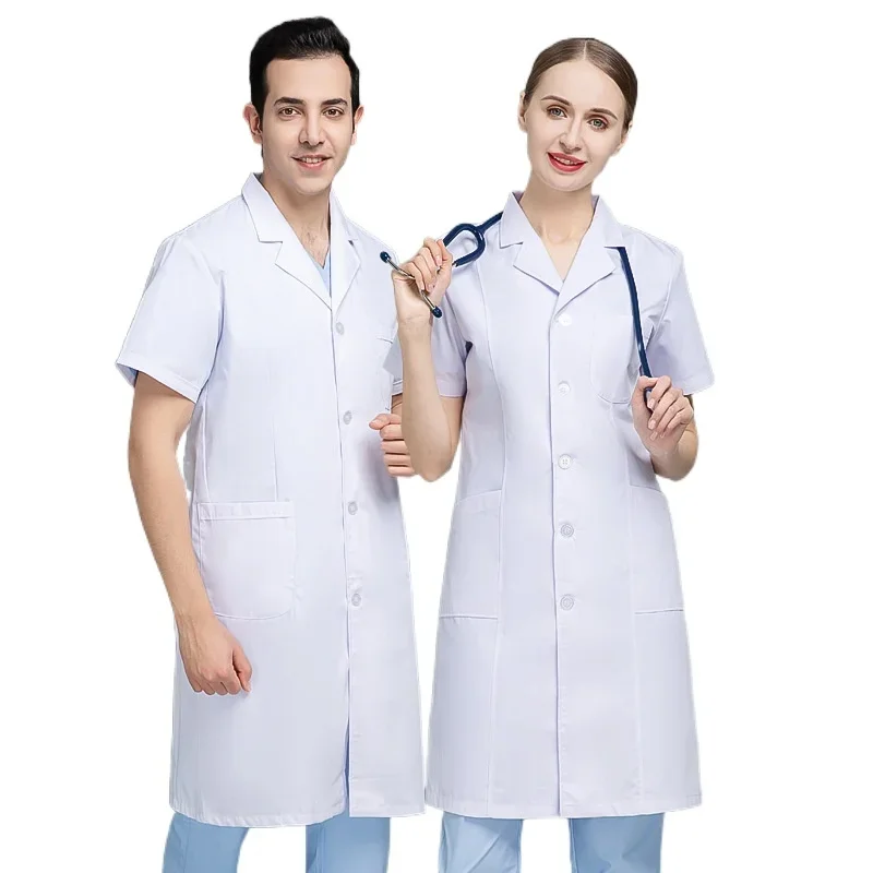 

Unisex Lab Coat For Medical Students Nurse Uniform Hospital Uniform Laboratory Coat Breathable