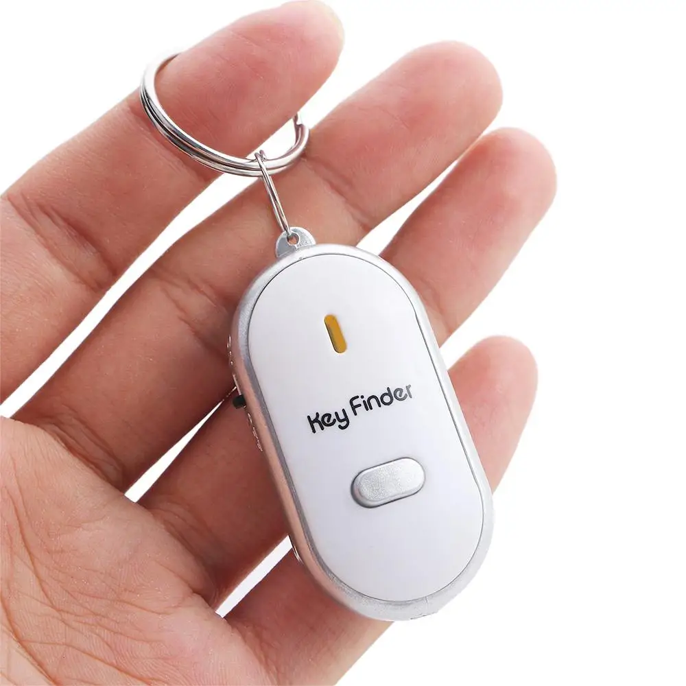 Colors Whistle Sensors Key Locator Pet Tracker Light Torch Keyfinder LED Whistle Key Finder Sound Control Alarm Locator Tracker