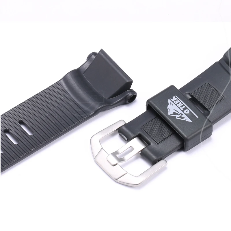 Resin Watch Accessories For Casio PRG130 Watch Band Men Rubber Replacement Strap Outdoor Sport Waterproof Bracelet