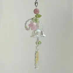 Original Blume Telefon Charms Anhänger Nette Bling Perle Schlüssel Kette Angepasst Fällen Für iPhone15 Schul Ins Korea Neue