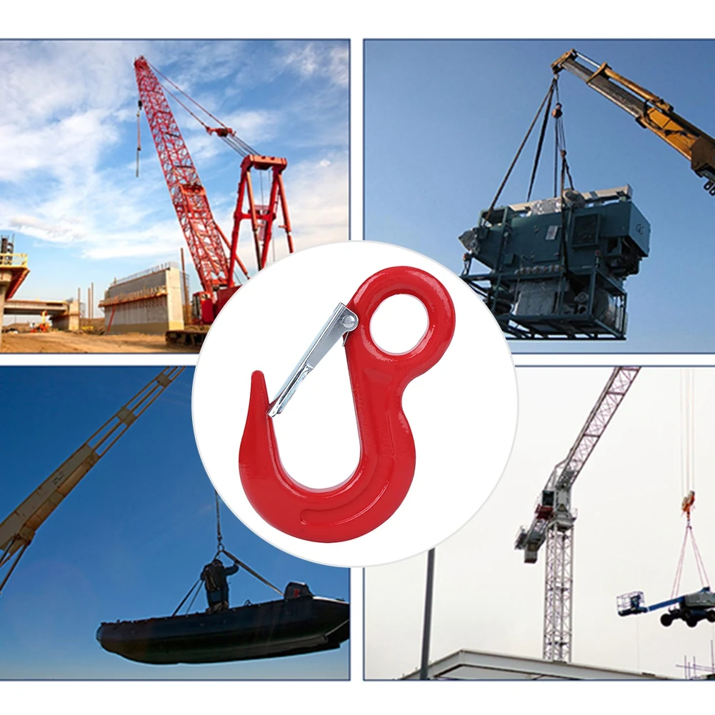5T Container Hook  Hook Container Alloy Steel Gravity Rigging Lifting Industry Ship Building Round Hook Alloy Steel Hook Crane