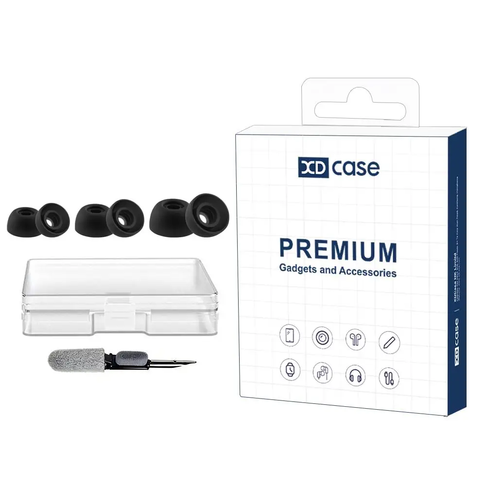 XDcase 3 Pairs in 1 Replacement Silicone Ear Tips Kit For Anker Soundcore Liberty 4/4 NC/4 Pro/3 Pro Size：S/M/L