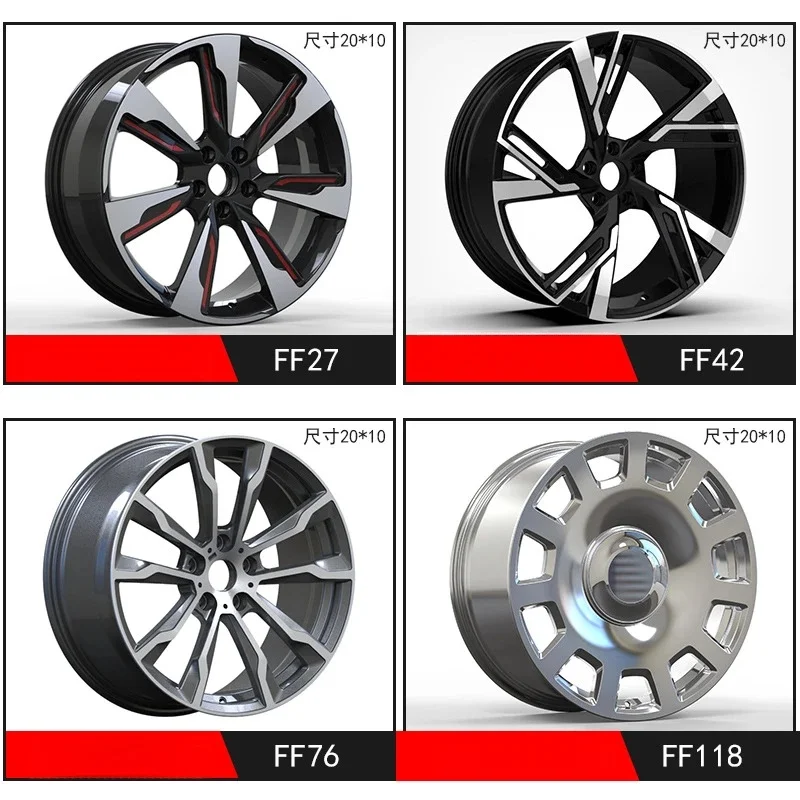 High Quality Sports Deep Concave Forged Alloy Wheels 15-26 Inch Mod Rims For Racing Passenger Vehicles