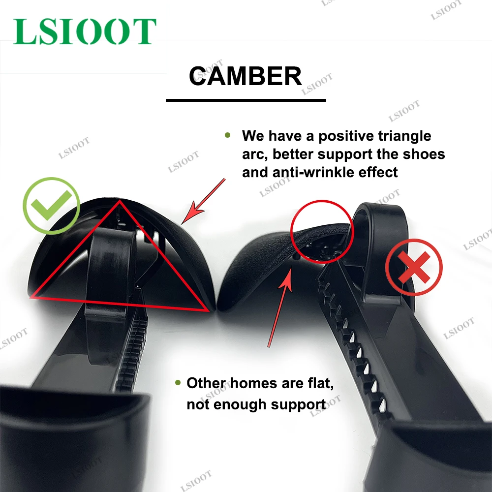 LSIOOT Plastic Shoe Stretcher Men Adjustable Shoe Trees for Men Portable Shoe Tree Shaper Stretchers Holder