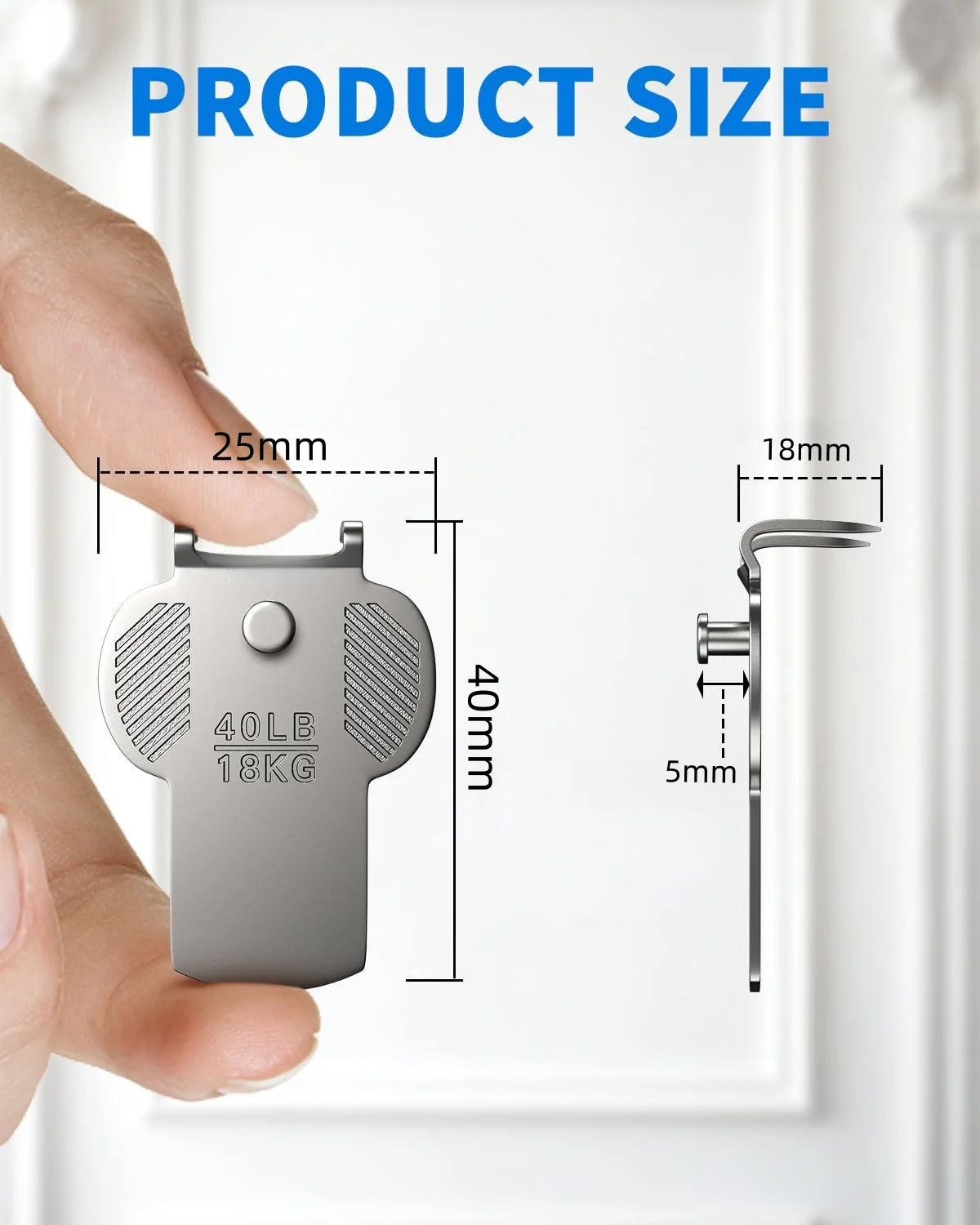 Drywall Picture Hanging Hooks Claw Large Wall Picture Frame Hangers - Mirror Photo Poster Painting Hanger Hardware Kit