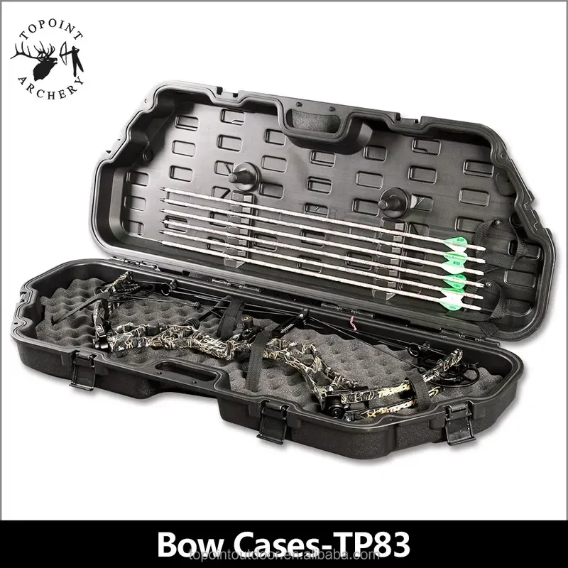 Topoint Archery Plastic Compound Bow Cases TP83 Hard Bow Cases