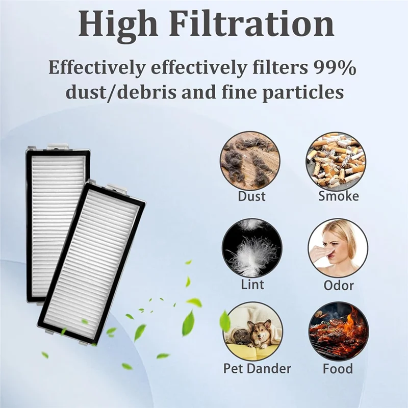 

AT59 HEPA Filters Side Brush Accessories For Roborock Saros Z70 Vacuum Cleaner Replacement Parts