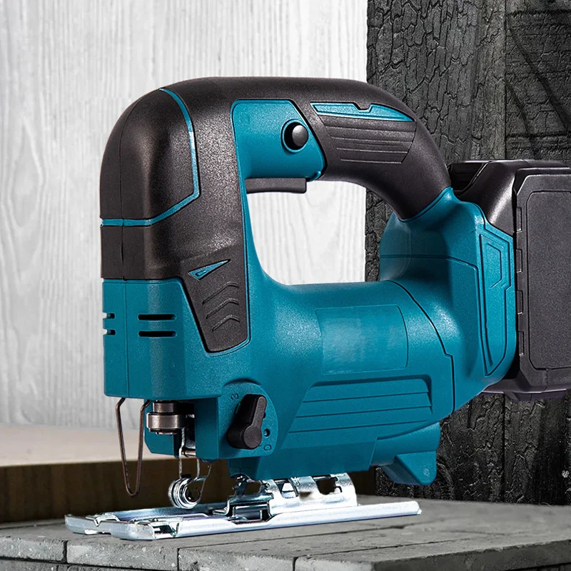 Cordless Jigsaw Electric Jig Saw Portable Multi-Function Woodworking Power Tool for Makita/Dewaltt，18V 20V Battery Third gear