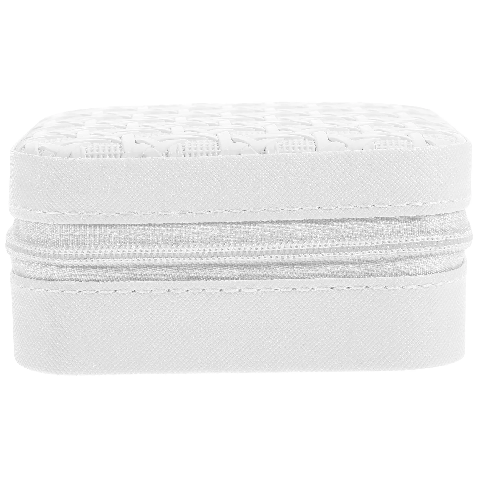 

Stylish Compact Jewelry Box Organizer For Earrings Necklaces Bracelets Portable Travel Holder Lightweight Durable Soft Lined