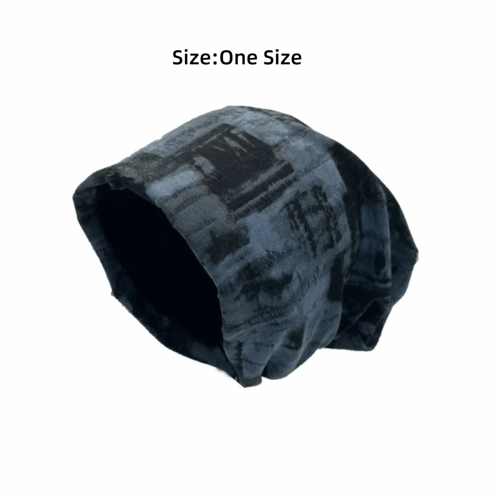 عارضة البوليستر القطن النساء بيني تنفس مرونة الدافئة البلوز قبعة لينة الهيب هوب بونيه الأذن دفئا قبعة للنساء والرجال #6