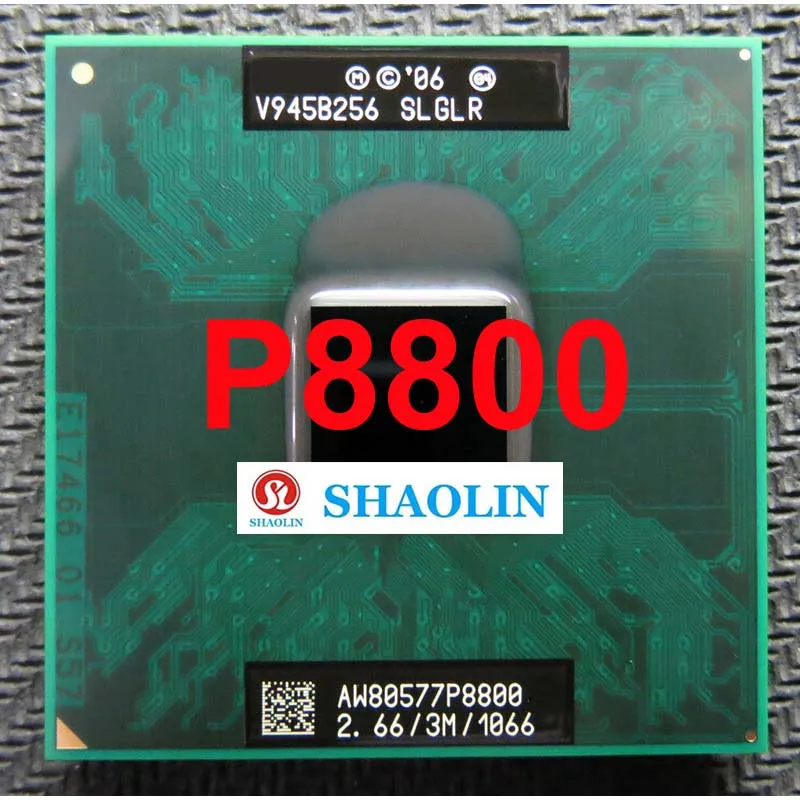 P8800 P8700 Dual-Core Dual-Thread CPU Processor 3M 25W Socket P Notebook CPU Original SHAOLIN Official Version