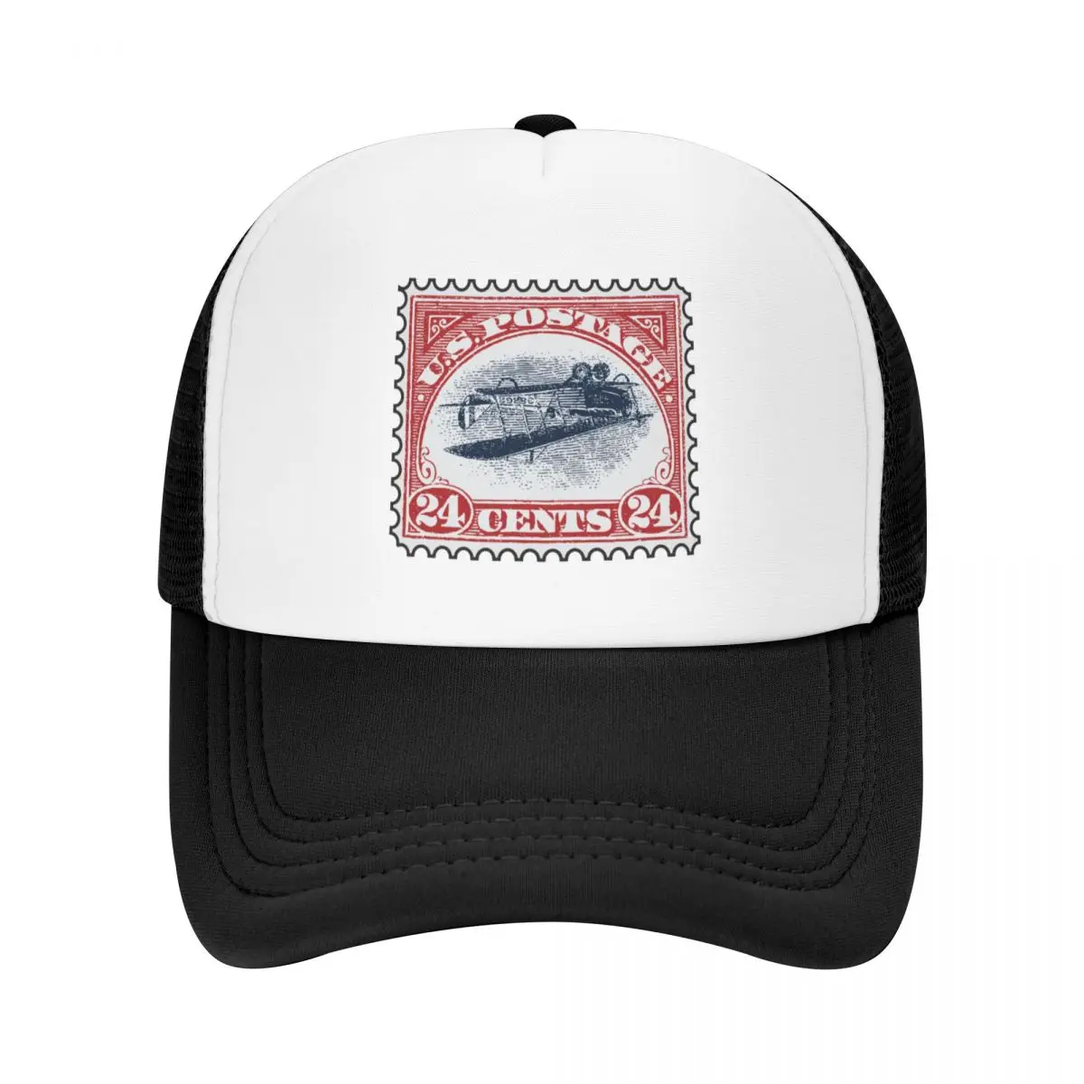 Inverted Jenny Baseball Cap Beach Outing Vintage Trucker Cap Anime Elegant Women's Hats Men's