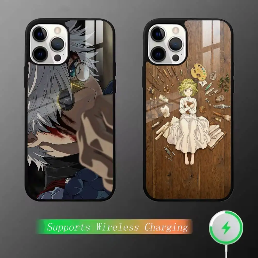 Funda Mágica para Teléfono con Diseño de Sombrero de Bruja de Anime para iPhone 15, 16, 17, 14, 13, 12, 11 Plus, Pro, Magnética para Carga Inalámbrica