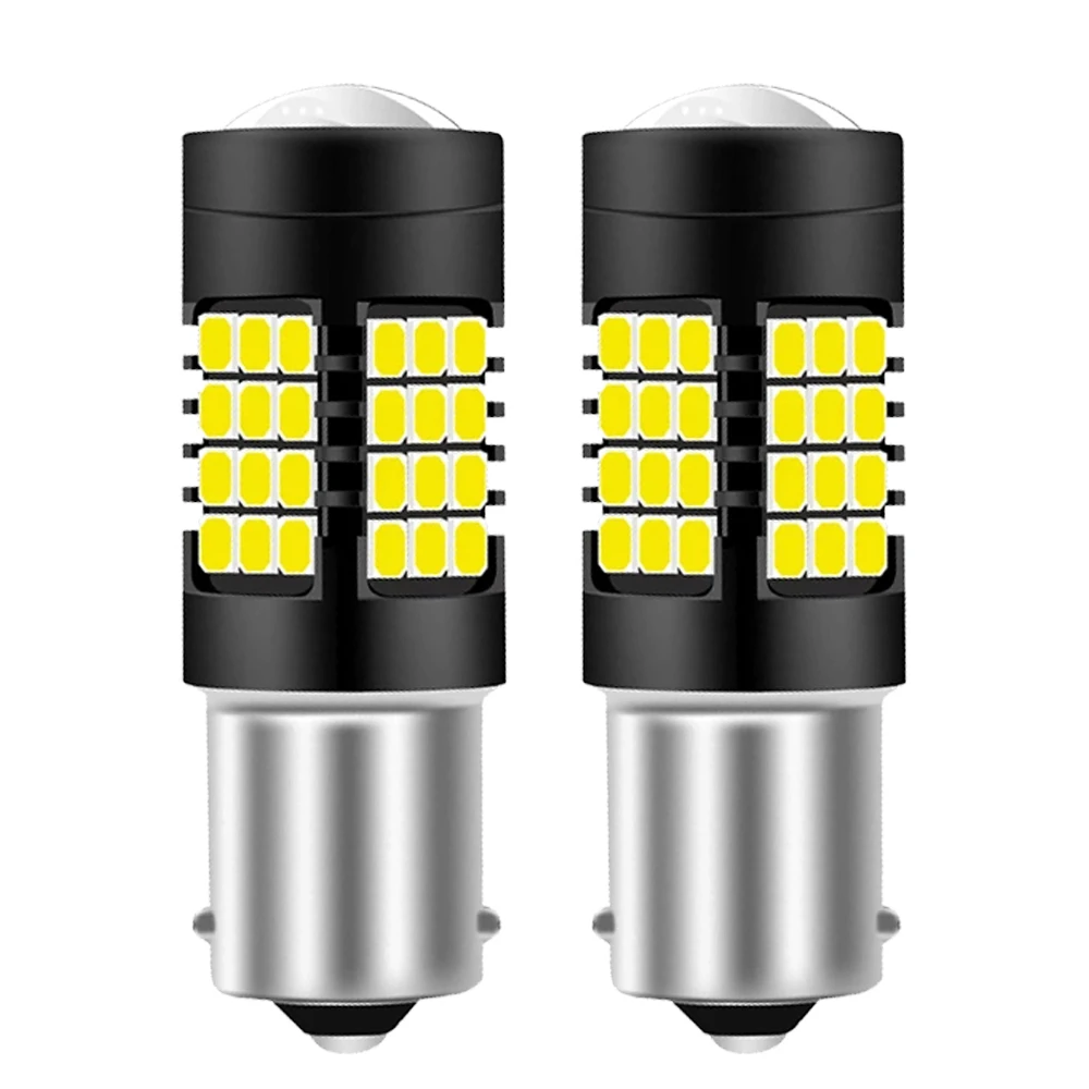 

1Pcs P21W LED 1156 BA15S Led Bulb BAU15S PY21W 1157 BAY15D P21/5W W21/5W T20 7443 Car Turn Signal Lamp 1800LM Auto Bulb White