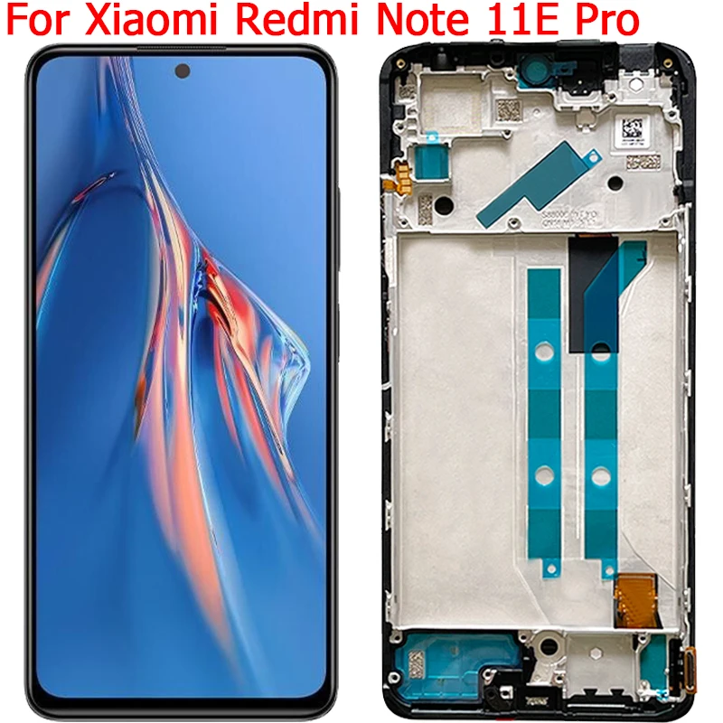 For Xiaomi Redmi Note 11E Pro Display LCD Screen With Frame 6.67\