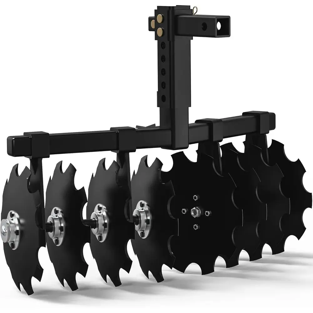 

Дисковая гароу для квадроциклов, дисковая гарона для трактора подходит для устройств с 2-приемником, черный