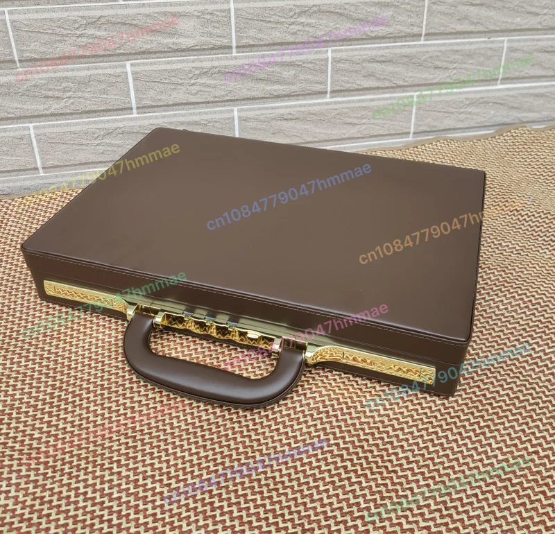 1 stuks ultradunne draagbare aktetas, zakelijk wachtwoord, multifunctionele computerkast, 14 inch archiefkast