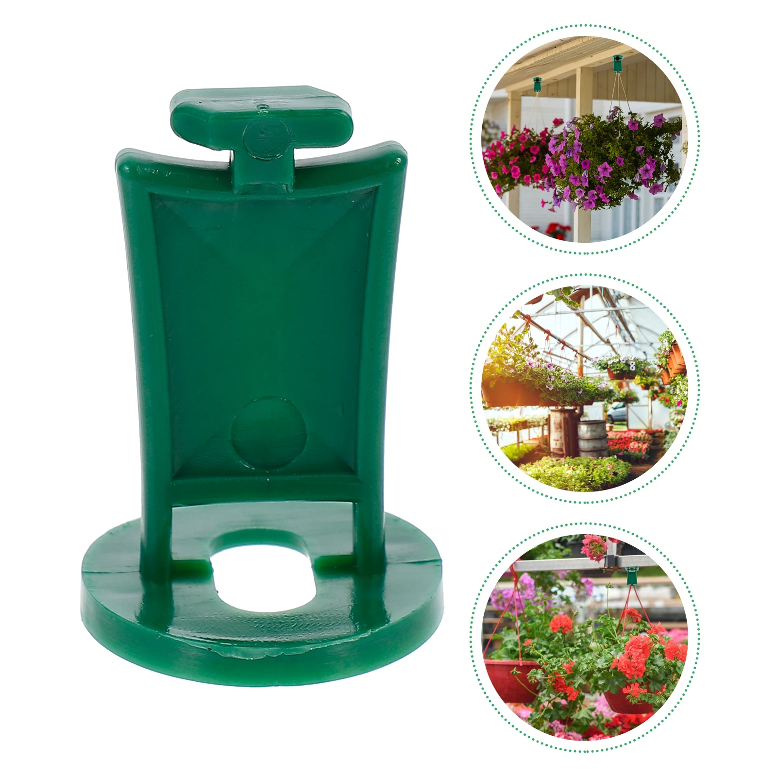 

50pcs Greenhouse Clips Durable PP Suitable for Wires Nets Shading Aluminum Hanging Plants Baskets Flower Pots Accessories