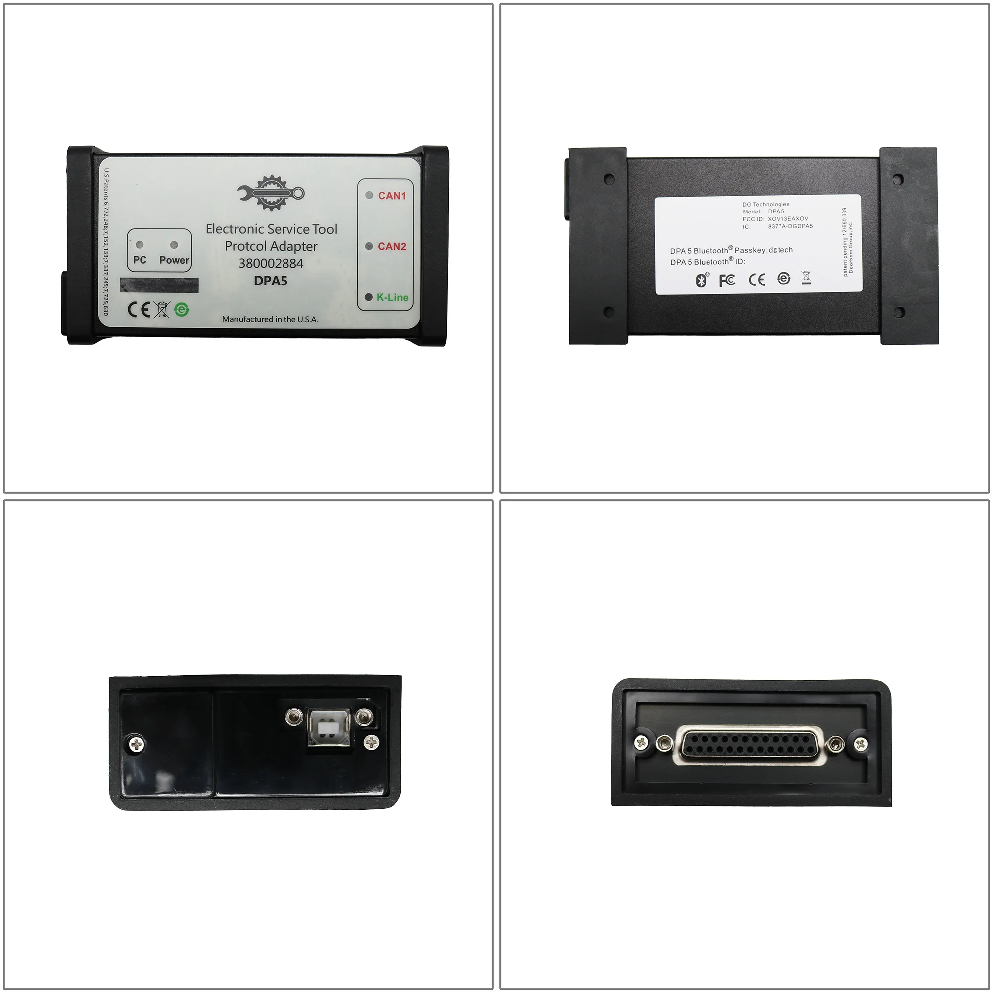For CNH DPA5 Diagnostic Tool V9.8 V9.11 for Heavy Truck Trailer Bus Wheel Loader Excavator Electronic Service Tool