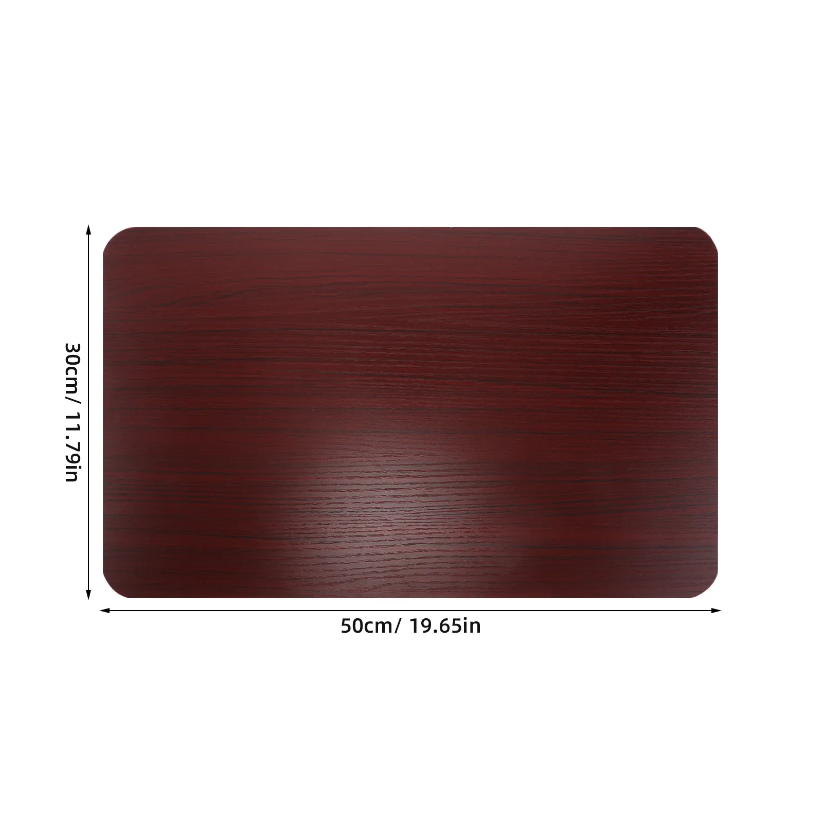 Wood Table Top Replacement 19.7x11.8 Rectangle Solid Wood Board Thick Wooden Tabletop for Kitchen Coffee Office Desk Replacement