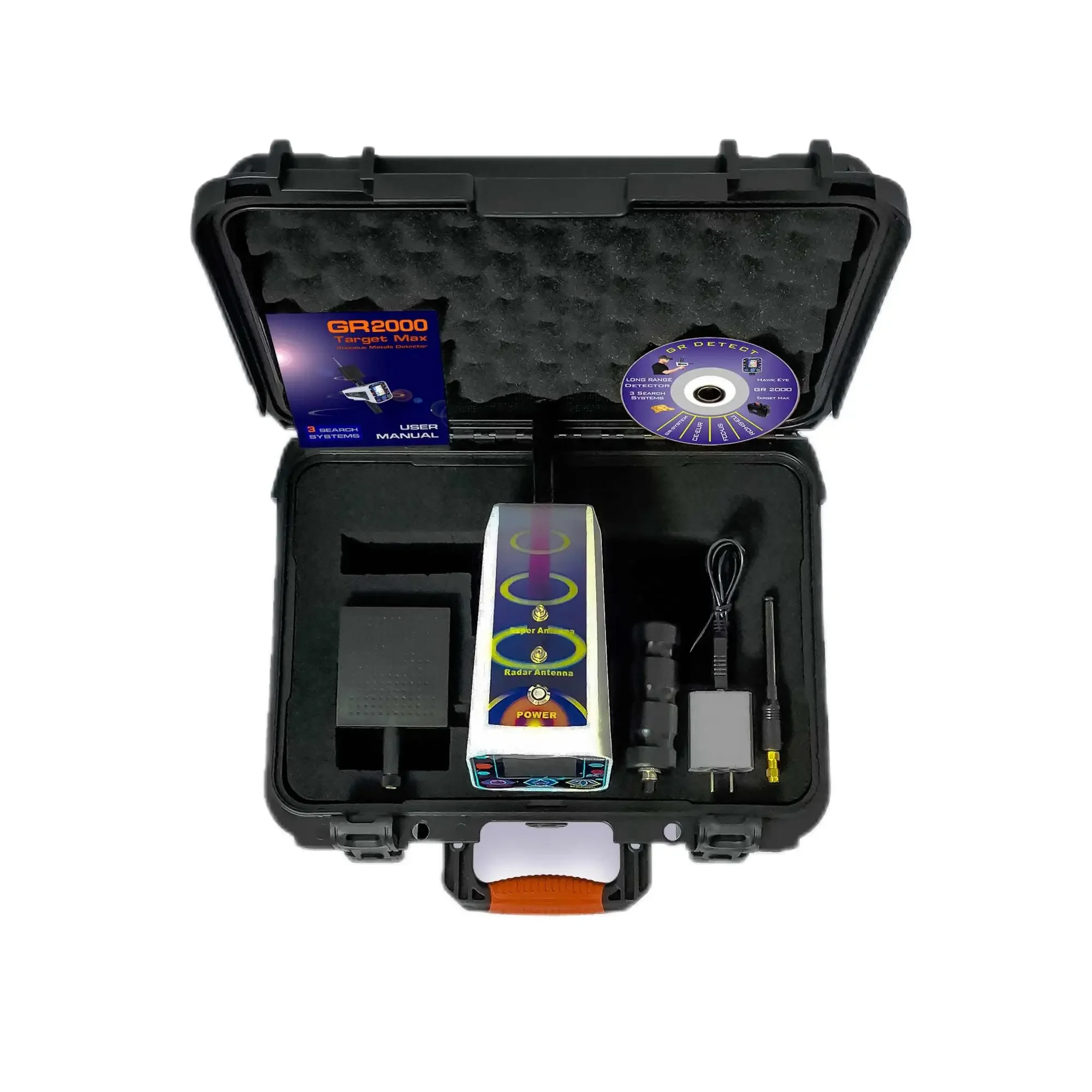 2026 GR-2000 Underground Long Range Metal Detector Gold Treasures Minerals Finder Deep to 50M Range 1500M