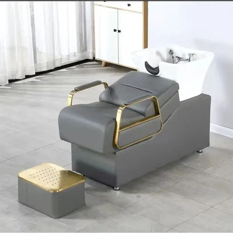 Barber Shop Shampoo Bed Japanese Spa Head Tray Japanese Head Spa Machine Shampoo Bed Tina Pedicura Spa Hair Salon Furniture