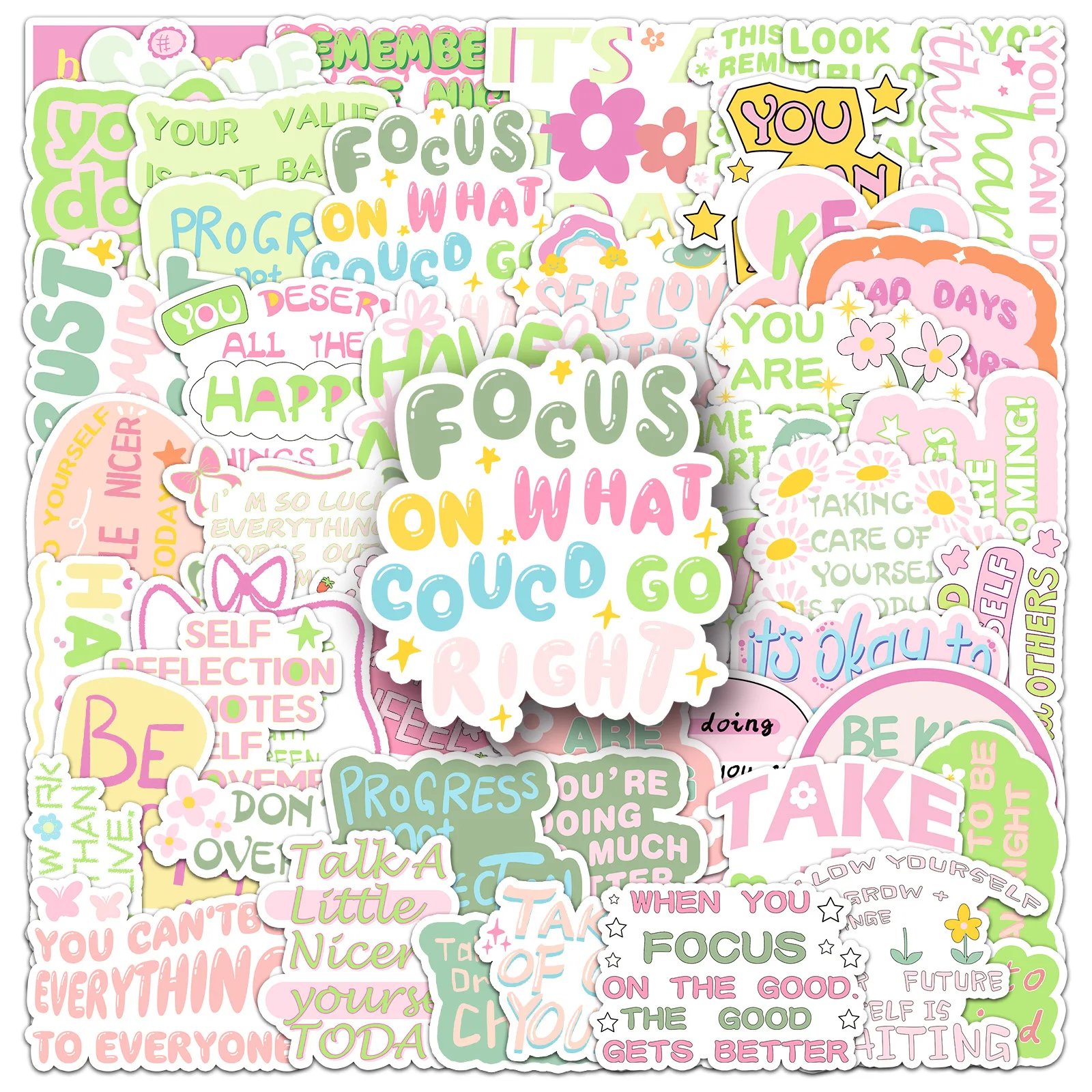 50Pcs Cute Color En… - image